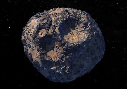 Por el momento, solo existen conceptos artísticos del asteroide Psyche, valuado en 10 trillones de dólares