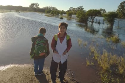 Por esta situación muchos chicos no pueden ir a clases