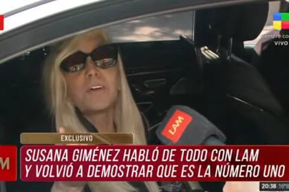 “Por favor que no salga mal. Ponemos filtro por favor”, dijo Susana Giménez entre risas (Foto: Captura de TV / América)