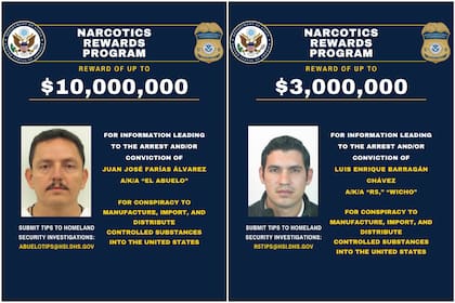 Quiénes son los cinco mexicanos más buscados de Carteles Unidos y cuál es la millonaria recompensa que ofrece EE.UU. - LA NACION