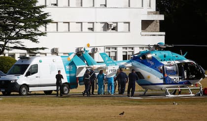 Por la gravedad de las heridas, el menor fue trasladado del hospital de Pinamar al de Mar del Plata en un helicóptero de la policía bonaerense