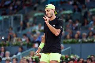 Cerúndolo tuvo buenas oportunidades, pero no las aprovechó, cayó ante Ruud y se quedó sin final en Madrid