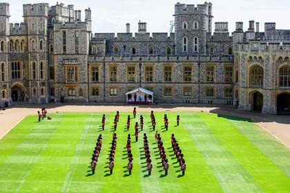 Por primera vez desde 1895, el cumpleaños se celebró en el castillo de Windsor