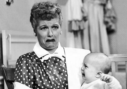 Por primera vez en la historia de la TV una comedia trasladó a la ficción una situación real, en este caso el embarazo de su protagonista, Lucille Ball
