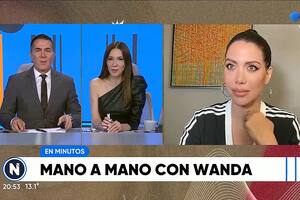 Telefe Noticias cosechó una gran audiencia con Wanda Nara hablando sobre su cuadro de salud