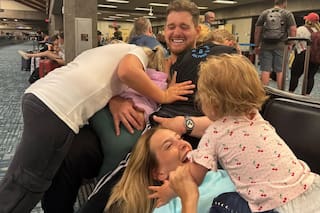 Luisana Lopilato dejó ver el rostro de sus cuatro hijos por primera vez