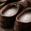 Los beneficios de poner sal gruesa en los zapatos durante la noche