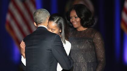 ¿Por qué Sasha, la hija menor de Obama, no fue al último discurso presidencial?