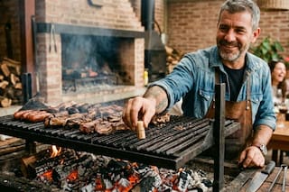 Por qué recomiendan pasar un corcho en la parrilla antes de encender el fuego