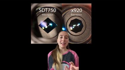 ¿Por qué un rombo? La científica explica que cuando las cámaras captan puntos luminosos desenfocados, las imágenes toman la forma de las aperturas que tienen dichos aparatos