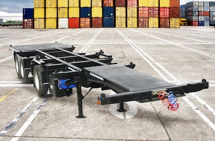 Por reglamento, los contenedores deben ser transportados en este tipo de estructuras