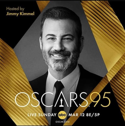 Por tercera ocasión, el comediante Jimmy Kimmel será el anfitrión de los Oscar