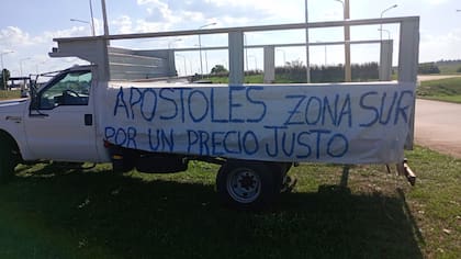 "Por un precio justo", fue la consigna más repetida por los productores de varios puntos de la provincia