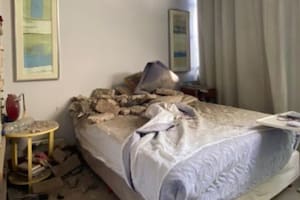 Por una obra en construcción se cayó el techo de la casa de la mamá de Sofía Pachano