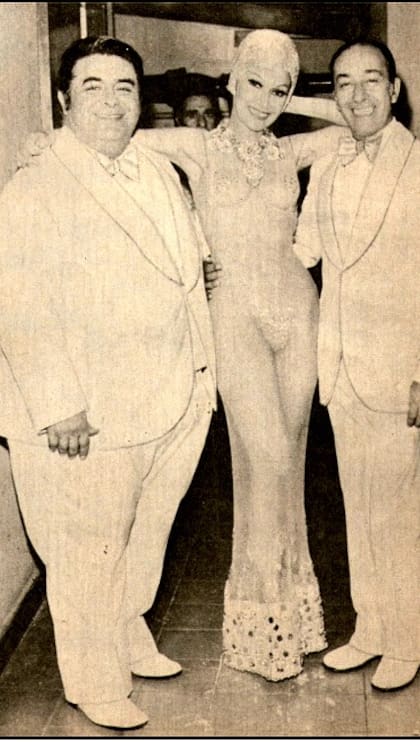 Porcel, Ethel Rojo y Olmedo, en El Maipo de gala; la obra de mayor audiencia de hace 50 años, que implicó el debut de Olmedo en el teatro de revista