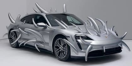 Porsche Taycan con espinas se llama Assassin