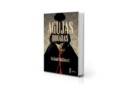 Portada de "Agujas doradas", de Michael McDowell, publicada por La Bestia Equilátera