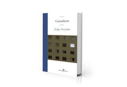 Portada de "Contrafrente", novela de Jorge Accame