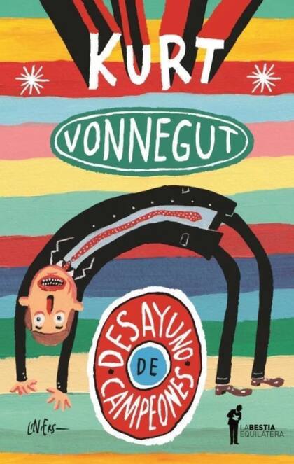 Portada de "Desayuno de campeones", novela de Kurt Vonnegut que tradujo Carlos Gardini