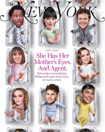 Portada de diciembre de New York magazine sobre NepoBabys
