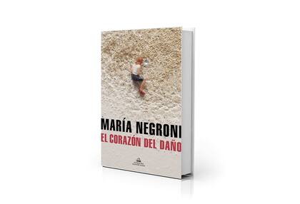 Portada de "El corazón del daño", con la imagen de una obra de Liliana Porter