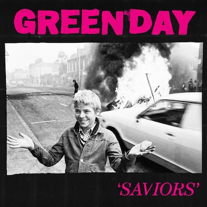 Portada de Saviors, el nuevo disco de Green Day