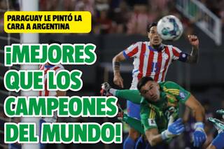 "De rodillas", "cachetazo" y "mejores que los campeones": la euforia de la prensa de Paraguay por el triunfo
