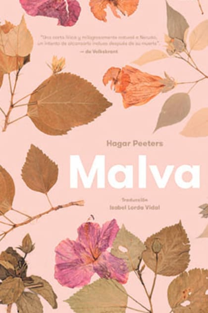 Portada del libr Malva, escrito por la poeta neerlandesa Hagar Peeters, donde se le pone voz a Malva Marina, la hija de Pablo Neruda