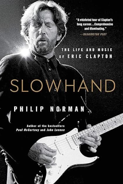 Portada del libro Slowhand: The Life and Music of Eric Clapton, de Philip Norman