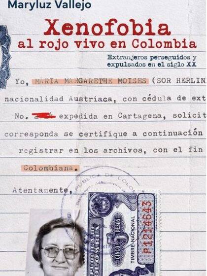 Portada del libro "Xenofobia al rojo vivo en Colombia"