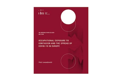 Portada del reciente informe sobre COVID-19 del Instituto de Investigaciones Estructurales (IBS, por sus siglas en polaco)