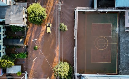 Porto Alegre es la zona más afectada por las lluvias en Brasil.