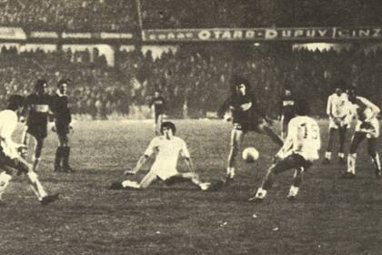 Postal de la final de 1978, protagonizada por Boca y Deportivo Cali