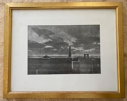 Postal de la primera capilla de La Candelaria, a principios del siglo XX