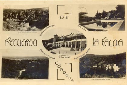 Postal del Eden Hotel, un sinónimo de La Falda