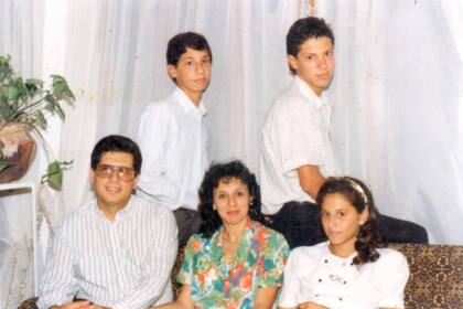 Los Sosa cuando se radicaron en Minsk