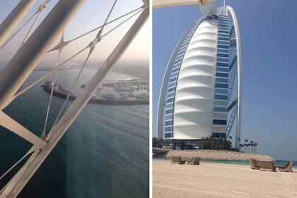 Postales desde el hotel más lujoso de Dubai