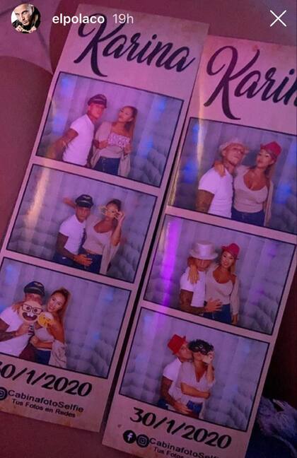 Posteo de Instagram en el que el Polaco saluda a su ex por su cumpleaños