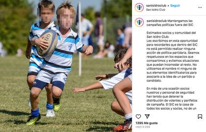 Posteo en Instagram de San Isidro Club