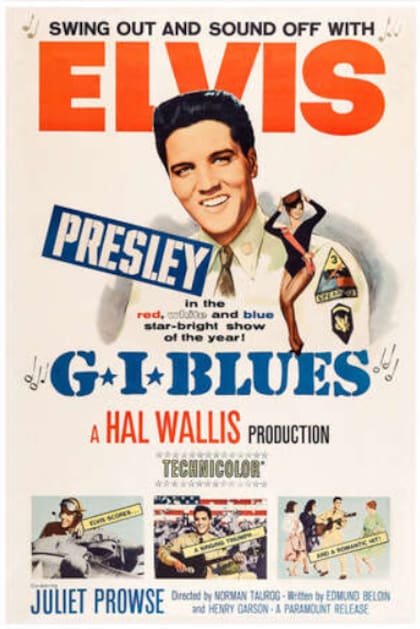 Poster de Elvis Presley, 1960. Foto / Vintage Entertainment Collection