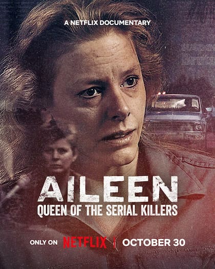 Póster promocional del documental Aileen: La reina de las asesinas en serie