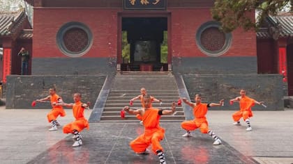 Prácticas de artes marciales en el Monasterio Shaolin (Foto: iStock)