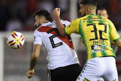 Pratto, con Amor: el delantero anotó el gol del 4-0.