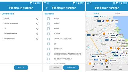 Precio en Surtidores, la app para saber cuánto cuesta la nafta en cada estación de servicio