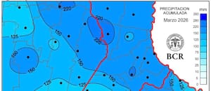 En marzo llovió un 41% más y en 15 días se dio un cambio pocas veces visto en la región agrícola por excelencia