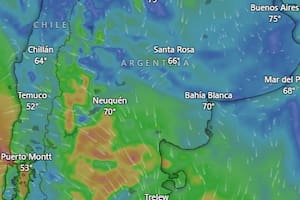 Rige una alerta naranja y amarilla por tormentas y vientos para este sábado 18 de abril
