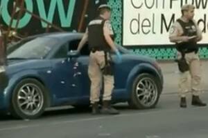 Una persecución de cuatro kilómetros y treinta disparos contra un Audi en Quilmes