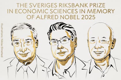 Premio Nobel de Economía para Joel Mokyr, Philippe Aghion y Peter Howitt.