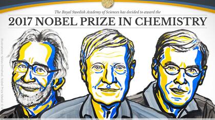 Premio Nobel de Química 2017: Jacques Dubochet, Joachim Frank y Richard Henderson fueron elegidos por su trabajo con biomoléculas