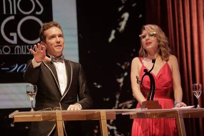 Carla Peterson y Diego Reinhold fueron los conductores de la extensa ceremonia